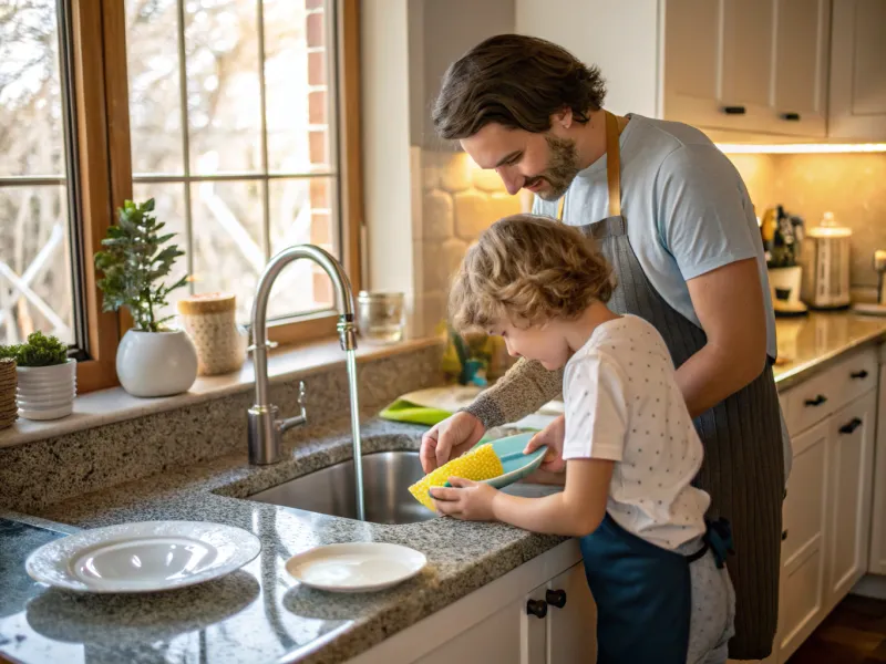 Clean as you cook or don’t cook at all.