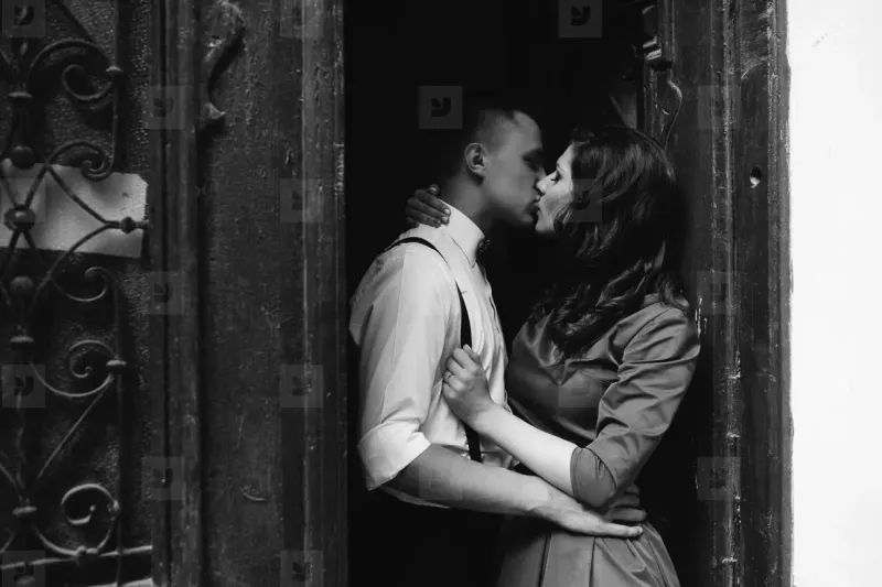 They kiss hello and goodbye, always