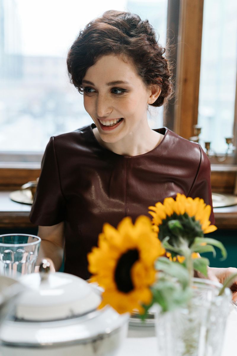 Smile naturally at the right moments